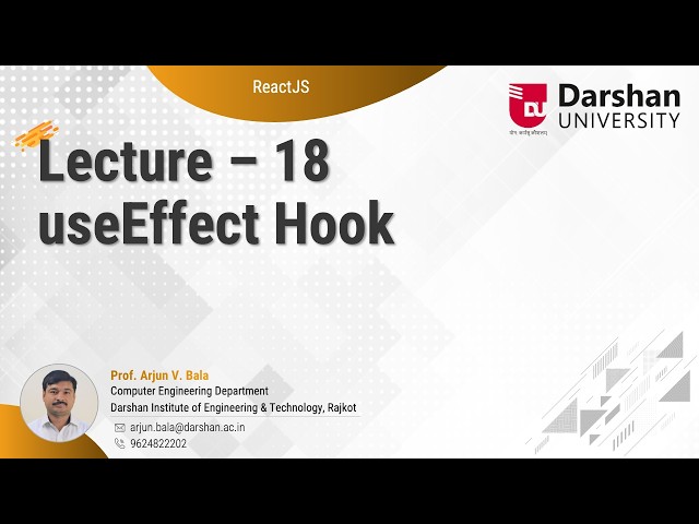 useEffect in ReactJS | API Calls & Side Effects