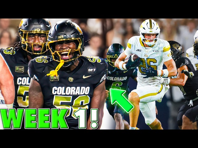 COLORADO DEFENSE DOMINATED IN WEEK 1 OF CFB !