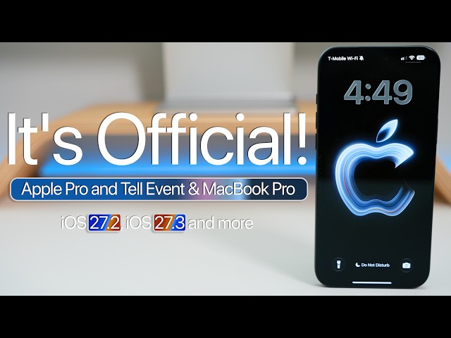 Apple Pro and Tell Event Announced! - What To Expect