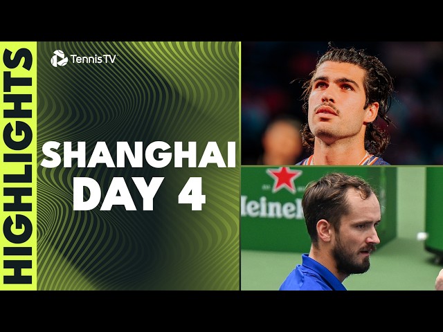 Alcaraz Returns, Vacherot Title Defense Is On; Fritz, Jodar & More | Shanghai 2026 Highlights Day 4