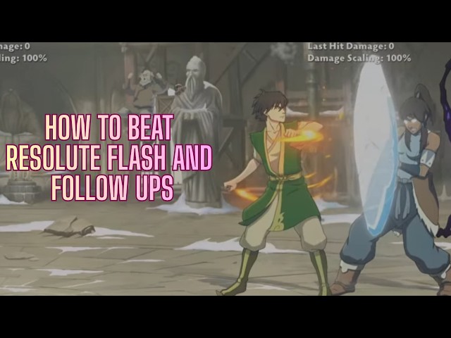 Avatar Legends: The Fighting Game - How to beat Zuko Resolute Flash and Follow Ups
