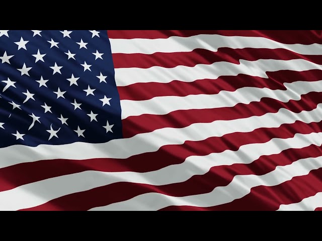 American Flag Seamless Loop Animation Free Stock Video