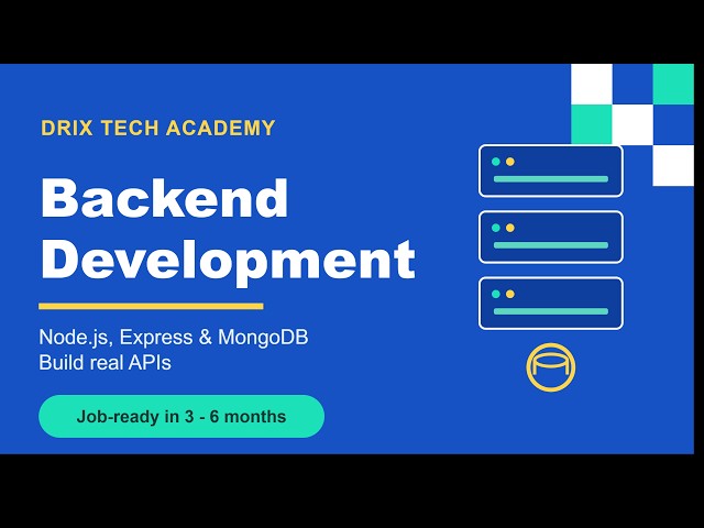 Backend Development Roadmap 2026: Node.js, APIs & Databases