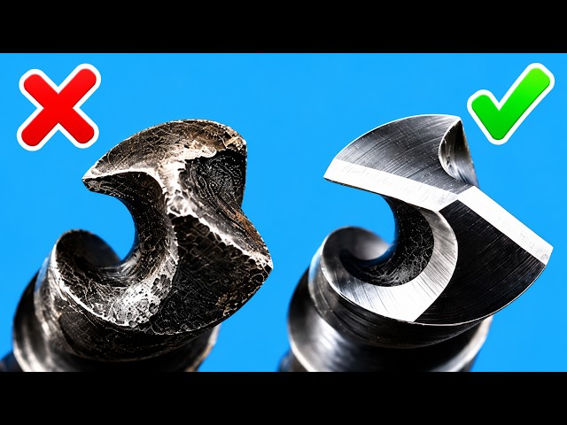 😱 Stop Sharpening Drill Bits the Old Way — This Method Is Faster, Sharper, and More Precise!