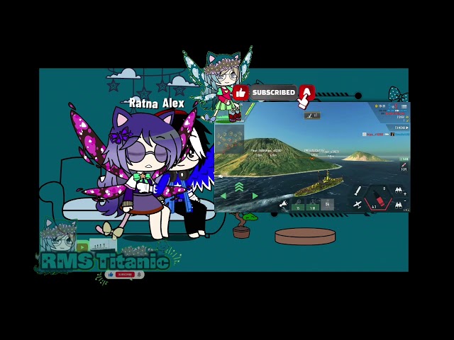 Alex&Ratna React Video Game Battle of Warship//GachaReact//Part 3//By@Titanic_And_Alex 
