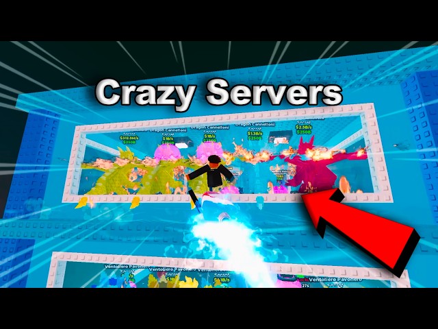 9 Minutes of CRAZY Servers in Steal a Brainrot Roblox