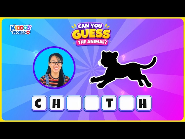 Animal Guessing Game with Fun Facts | Learn Animals with Miss V