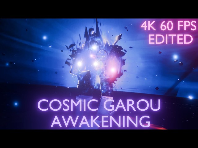 Cosmic Garou Awakening 4K 60FPS Edited | The Strongest Battlegrounds Roblox