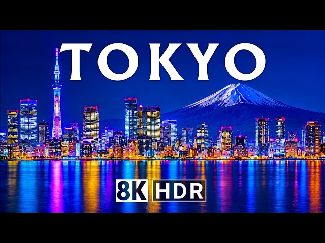 Tokyo 8K – Neon Empire | OLED Demo HDR Dolby Vision™ 60FPS HDR Japan 4K | 16K Clarity