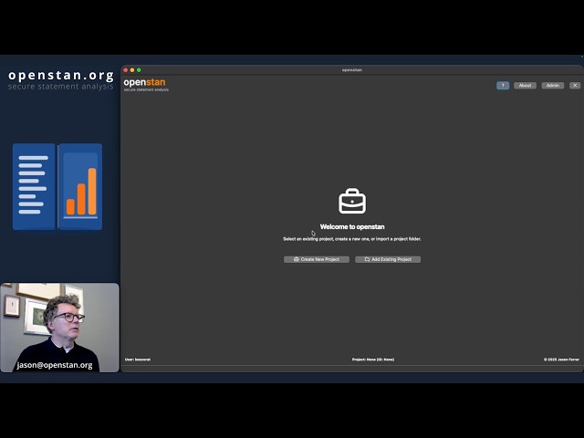 openstan — Quick Start Guide (2 min)