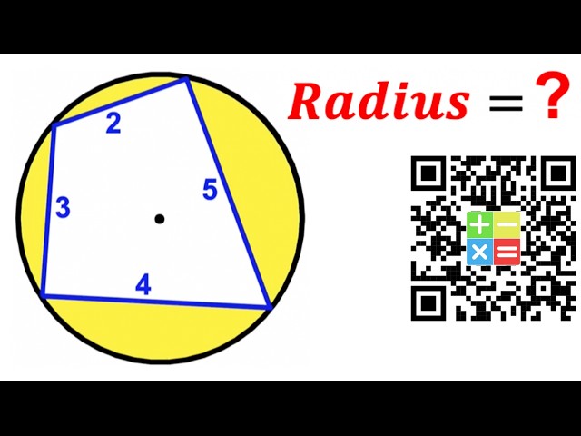 Can you find the Radius of the Circle? | (Circumradius) | #math #maths | #geometry