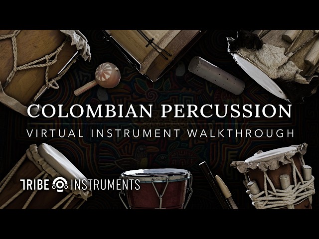 Colombian Percussion – Walkthrough | Folkloric Percussion from Colombia with Editable MIDI Rhythms