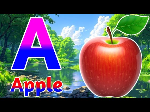 Phonics Song 2 with TWO Words in 3D - A For Airplane - ABC Alphabet Songs with Sounds for Children