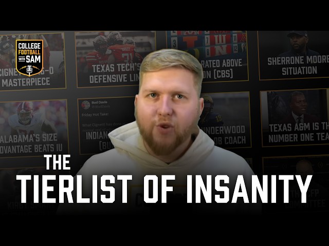 College Football's 2025 Tier List of Insanity: Ranking CFB’s Craziest Takes & Moments