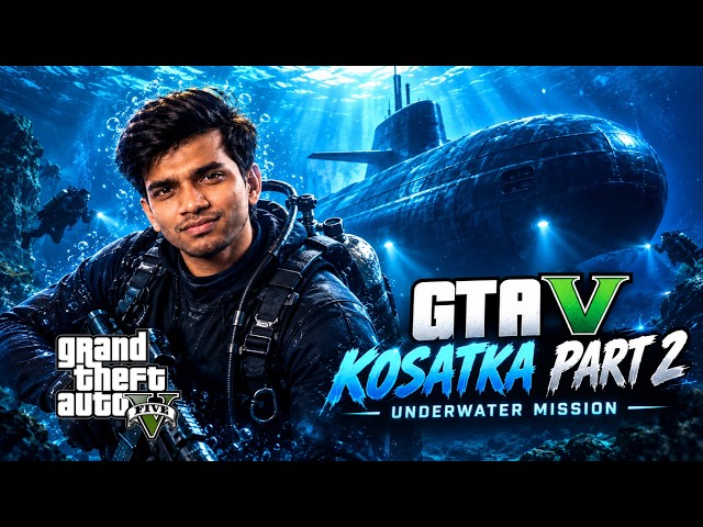 GTA 5 Kosatka Submarine Mission | Deep Sea Secret Revealed! 🌊🔓 #gtav #pradhanliveyt