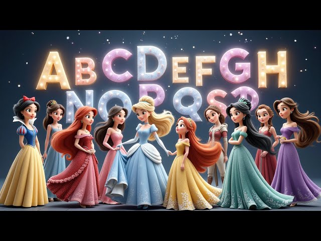 ABC Song with Princesses | Magical Alphabet Song for Kids
