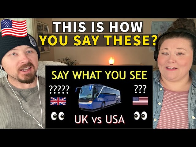 Americans React to British vs American English **50 Differences**