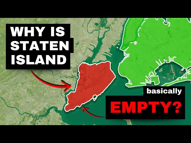Why so Few Americans live in Staten Island?