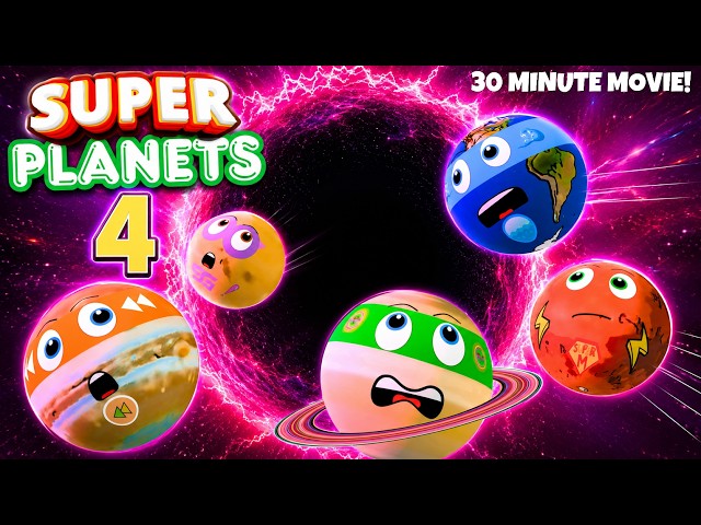 PLANETS vs VOIDMASTER! (Superplanets 4 — FULL MOVIE) 🚀 Epic 30 Min Space Adventure for Kids