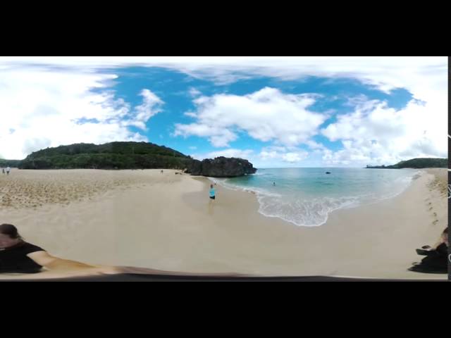 Jumping off the Rock at Waimea Bay - a 360 degree VR (1080s) shot with a Ricoh Theta-S