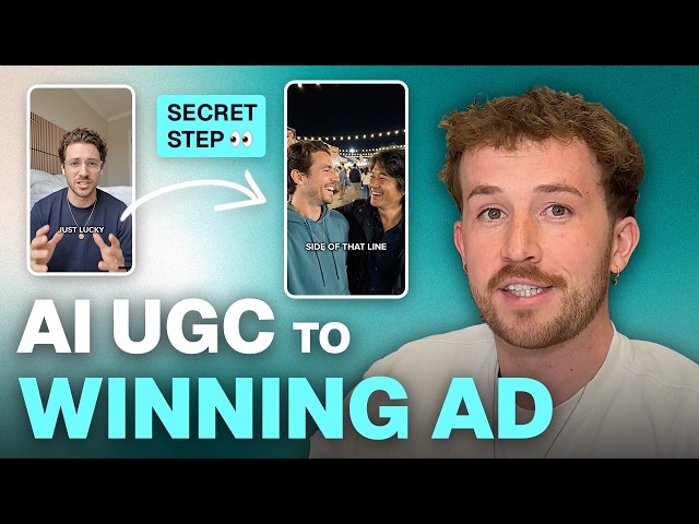 How to turn 100% real AI UGC into a winning ad (AI UGC part 2)