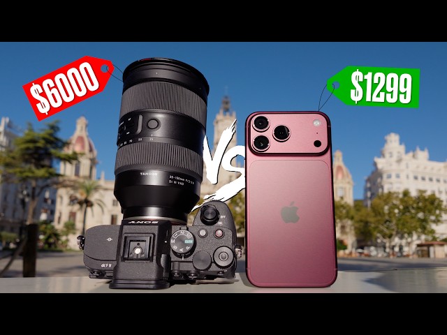 Впечатлён! iPhone 18 Pro Max VS Sony a7V Сравнение Камер