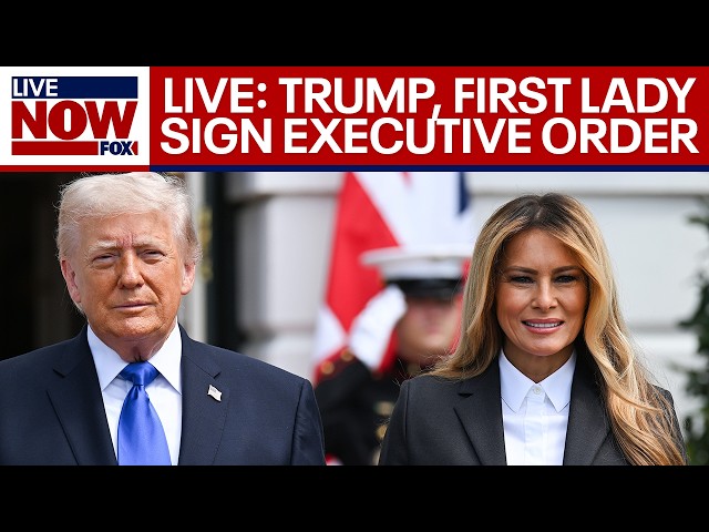 LIVE: President Trump, First Lady sign Executive Order at White House Rose Garden