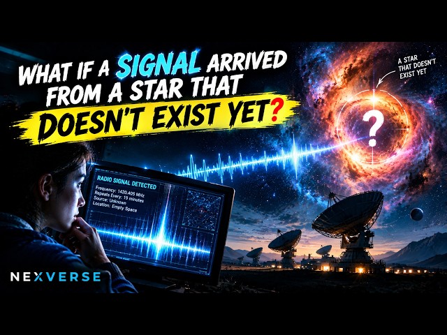 @nexverse69 "WHAT IF A SIGNAL ARRIVED FROM A STAR THAT DOESN'T EXIST YET?"