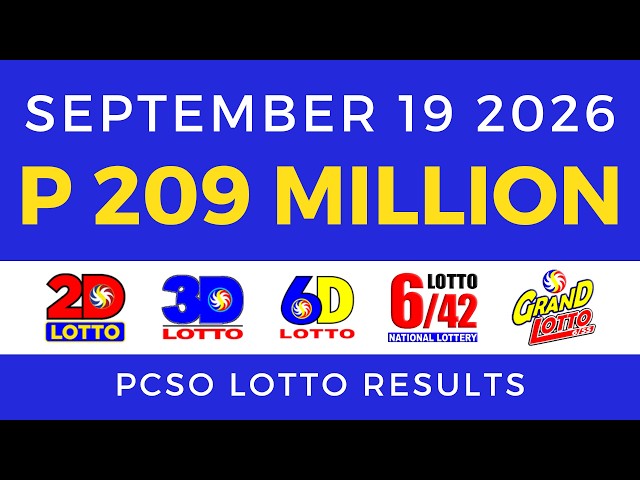 Lotto Result Today 9PM September 19 2026 PCSO