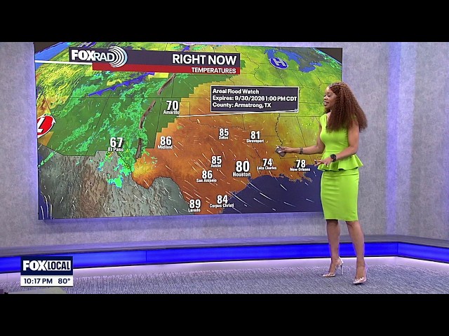 Houston weather: Low rain Tuesday before higher chances, flood threat