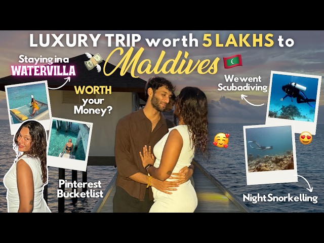 *5 LAKHS* for a Couples Luxury Trip to Maldives! 😱 Is is WORTH the money!? #TravelWSar