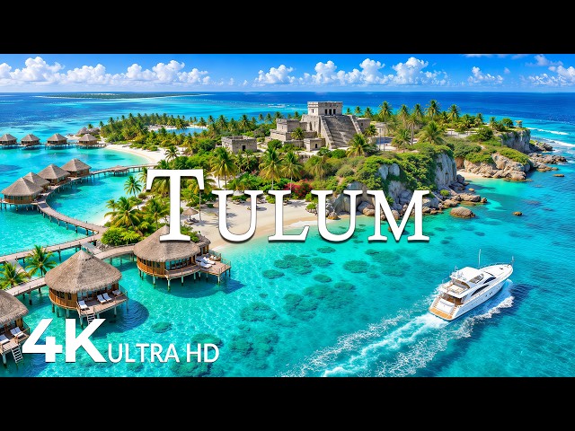 FLYING OVER TULUM (4K UHD) – Soothing Music Along With Beautiful Nature Video - 4K Video ULTRA HD #5