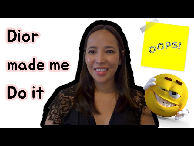 Oop's I Did it Again / Dior Hauling + Exciting Free Gift