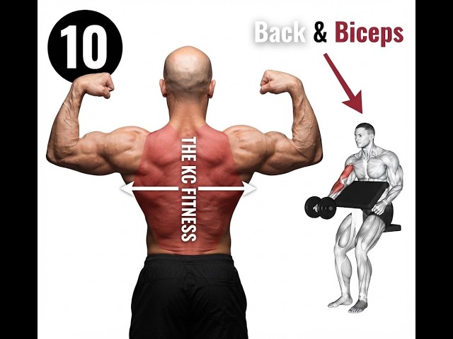 10 Best Gym Exercises for a Wider Back and Bigger Biceps