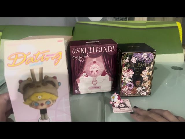 🥀☁️Unboxing SKULLPANDA & DIMOO World blind boxes❤️🦁 [POP MART BLIND BOX UNBOXING✨📦]