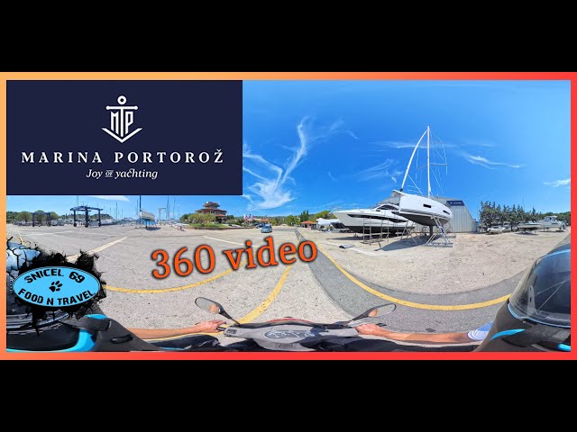 Marina Portorož #360video 2024 #insta360x4 video 360 vr