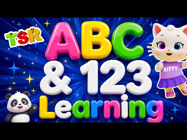 Preschool Learning activities for 3 year olds at home | Learn ABC Phonics Shapes Numbers Colors 🌈
