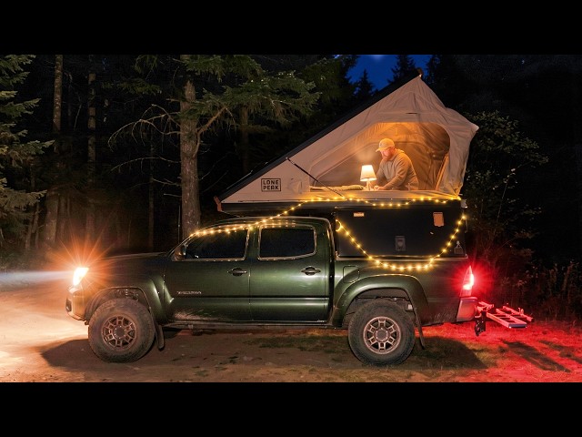 Cozy Solo Truck Camping Deep in Idaho on the St Joe River