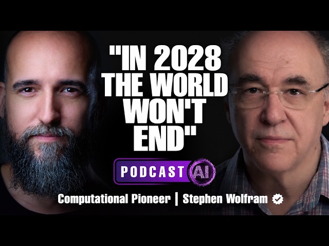 The future with AI will be very different from what we’re being sold - Stephen Wolfram