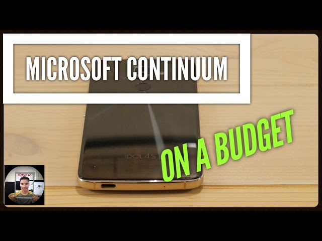 Alcatel Idol 4S Review: Microsoft Continuum on a budget.