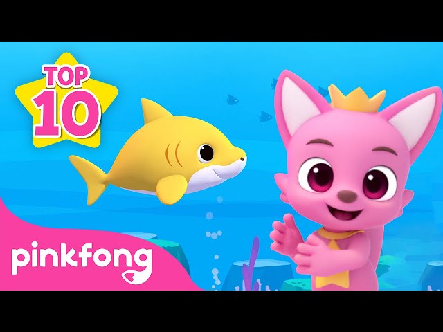 [TOP 10] Kids' Favorite Baby Shark Songs | Compilation | Pinkfong Official for Kids
