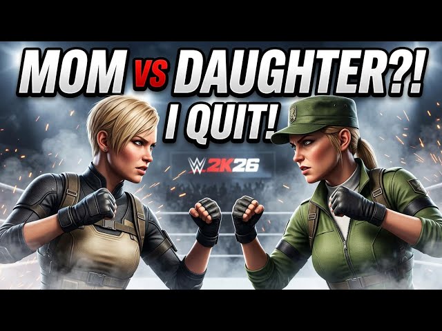 🔥 CASSIE CAGE vs SONYA BLADE! 😱 I QUIT MATCH | WWE 2K26