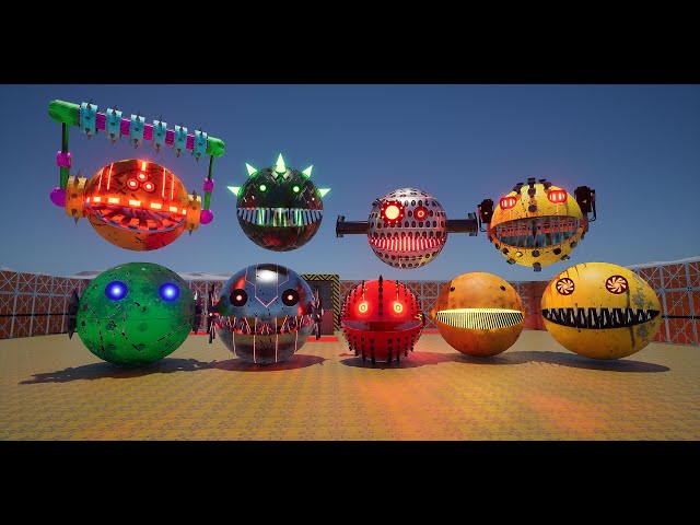 PACMAN UNIVERSE ALL OUT WAR  #pacmanvspacman  #robotpacman  #pacman
