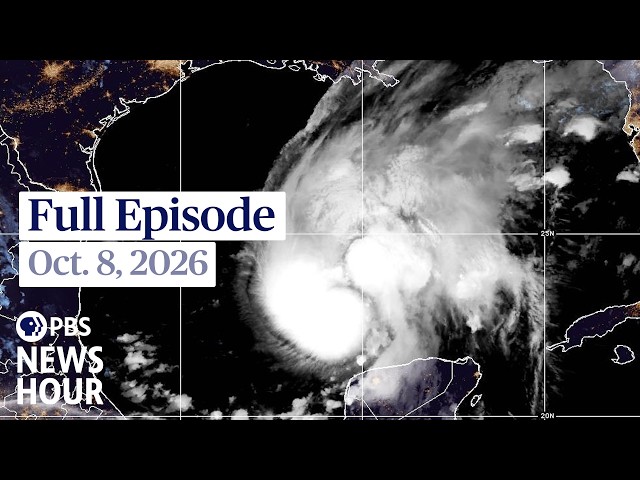 PBS News Hour full episode, Oct. 8, 2026