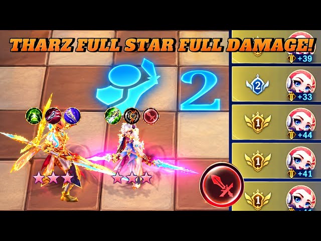 THARZ FULL STAR FULL DAMAGE!  EASY WIN STREAK STRATEGY | Magic Chess Go Go