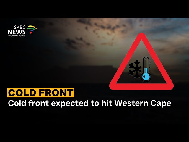 Cold front expected to hit Western Cape