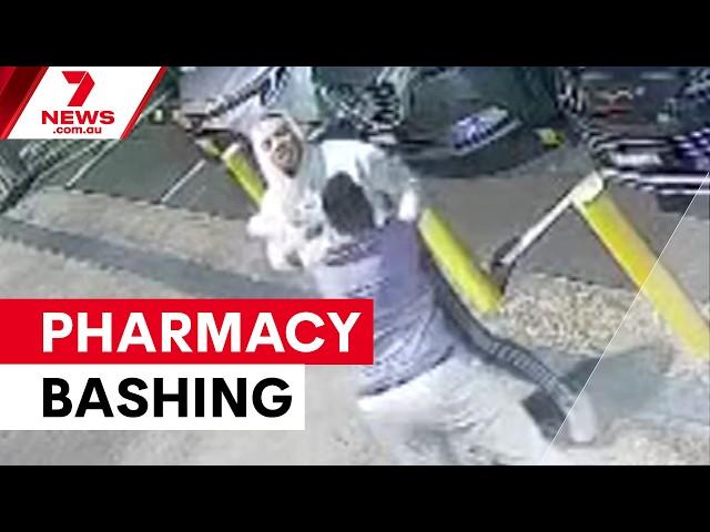 Pharmacy owner bashed in late night attack | 7NEWS