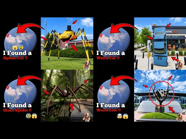 🔥😱Top 4 Mystery Sculptures Spotted On Google Earth and Google Maps! #googleearth​ ​#viral #sculpture