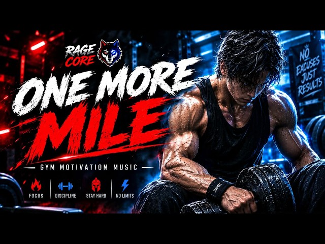 ONE MORE MILE l ULTIMATE GYM MUSIC l RAGE CORE l