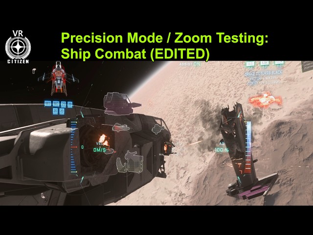Ship Precision Mode Testing In VR | 4k@60fps Pimax Dream Air (EDITED)